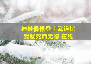 神推偶像登上武道馆我就死而无憾 在线